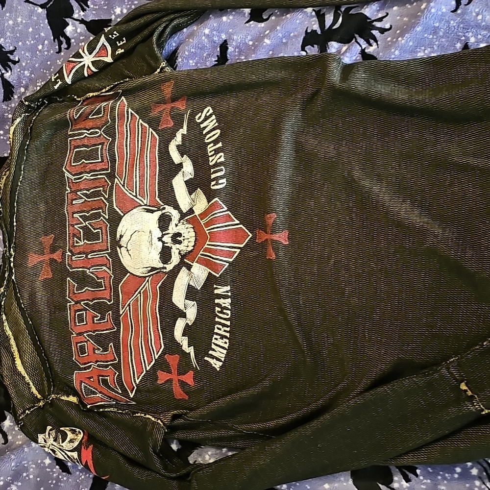 Mens Affliction Shirt XXL Reversible Thermal Shirt - Picture 6 of 8